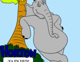Dibuix Horton pintat per miguel
