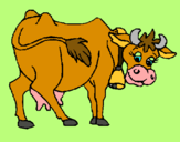Dibuix Vaca pintat per eric  juanola
