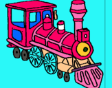 Dibuix Tren pintat per fule jabby