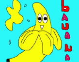 Dibuix Banana pintat per judit arboleda
