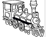 Dibuix Tren pintat per mpp
