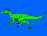 Dibuix Velociraptor  pintat per EMI PIQUER