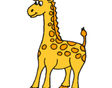 Dibuix Girafa pintat per martí laclaustra