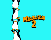 Dibuix Madagascar 2 Pingüins pintat per gisela