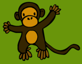 Dibuix Mico pintat per mico kiko