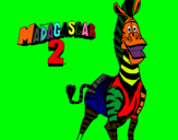 Dibuix Madagascar 2 Marty pintat per joel rossell 
