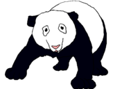 Dibuix Ós panda pintat per natalia vallve