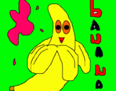 Dibuix Banana pintat per cecilia bayot grimau