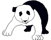 Dibuix Ós panda pintat per danril