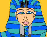 Dibuix Tutankamon pintat per Dibujos!!