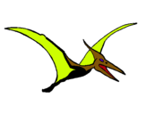 Dibuix Pterodàctil pintat per sasha