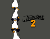 Dibuix Madagascar 2 Pingüins pintat per adrian