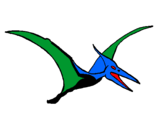 Dibuix Pterodàctil pintat per alex
