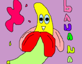 Dibuix Banana pintat per claudia
