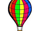 Dibuix Globus aerostàtic pintat per mariona