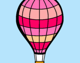 Dibuix Globus aerostàtic pintat per nuria