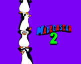 Dibuix Madagascar 2 Pingüins pintat per ANGELA 