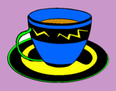 Dibuix Tassa de cafè pintat per carla villabau