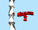 Dibuix Madagascar 2 Pingüins pintat per Júlia