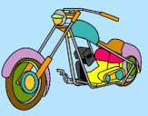 Dibuix Moto pintat per eric