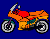 Dibuix Motocicleta pintat per OLEGUER