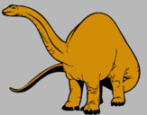 Dibuix Braquiosauri II  pintat per Aaron