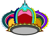 Dibuix Corona reial pintat per antony