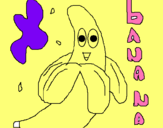 Dibuix Banana pintat per helsi