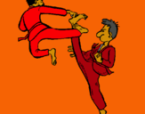 Dibuix Karate pintat per Bill