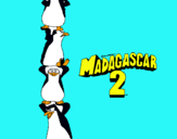 Dibuix Madagascar 2 Pingüins pintat per Sergio Martinez