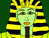 Dibuix Tutankamon pintat per yuri