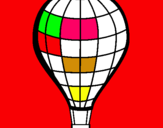 Dibuix Globus aerostàtic pintat per ARIADNA