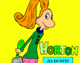 Dibuix Horton - Sally O'Maley pintat per joel