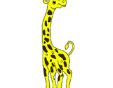 Dibuix Girafa pintat per JIRAFA