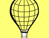 Dibuix Globus aerostàtic pintat per NIL