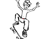 Dibuix Skateboard pintat per aleix petardo