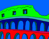 Dibuix Coliseu pintat per aleix           arnau