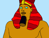 Dibuix Ramsès II pintat per mj