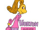 Dibuix Horton - Sally O'Maley pintat per fero