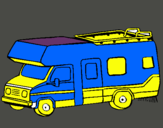 Dibuix Caravana pintat per jkyfclkdfyik