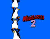 Dibuix Madagascar 2 Pingüins pintat per AINA