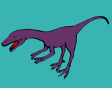 Dibuix Velociraptor II  pintat per milovan