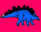 Dibuix Stegosaurus pintat per alejandro vasrer  ertu