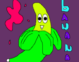 Dibuix Banana pintat per google