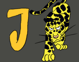 Dibuix Jaguar pintat per JUDIT BASSAS ARUMÍ