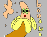 Dibuix Banana pintat per salma jaadar