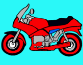 Dibuix Motocicleta pintat per joan  de