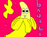 Dibuix Banana pintat per martinamascaró