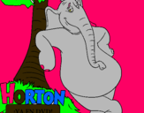 Dibuix Horton pintat per anònim