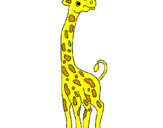 Dibuix Girafa pintat per ALBA